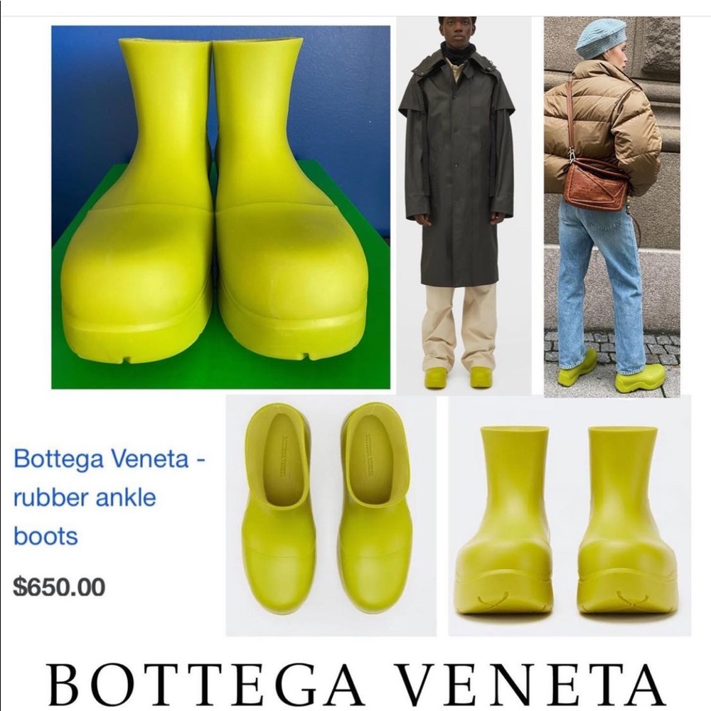 Bottega Veneta Puddle Boots 41 Kiwi